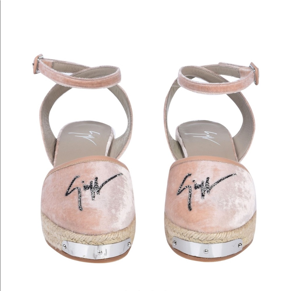 NEVER USED Giuseppe Zanotti Velvet Espadrille